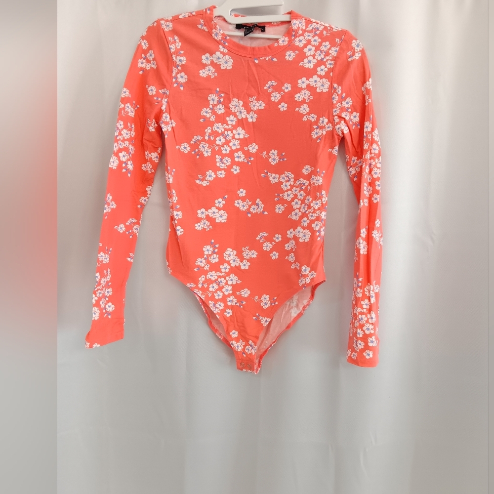 Long Sleeve Floral T-shirt Bodysuit